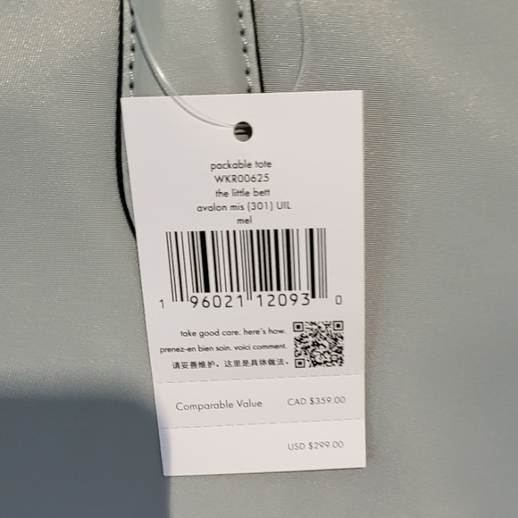 NWT Kate Spade Mel Packable Tote - Picture 4 of 7